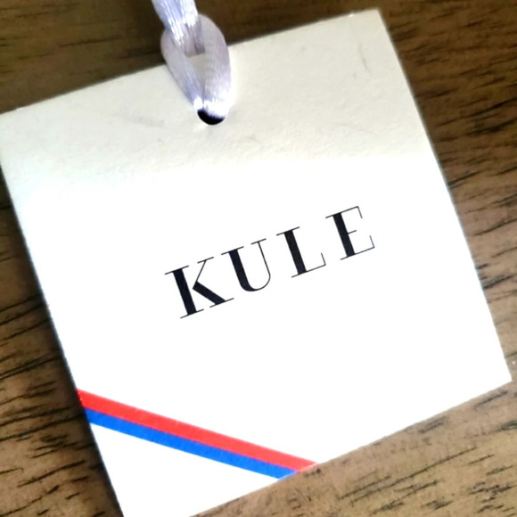 KULE Anthropologi Skirt Womens M Misty Blue Striped Multicolored Elastic Waist - Picture 6 of 7